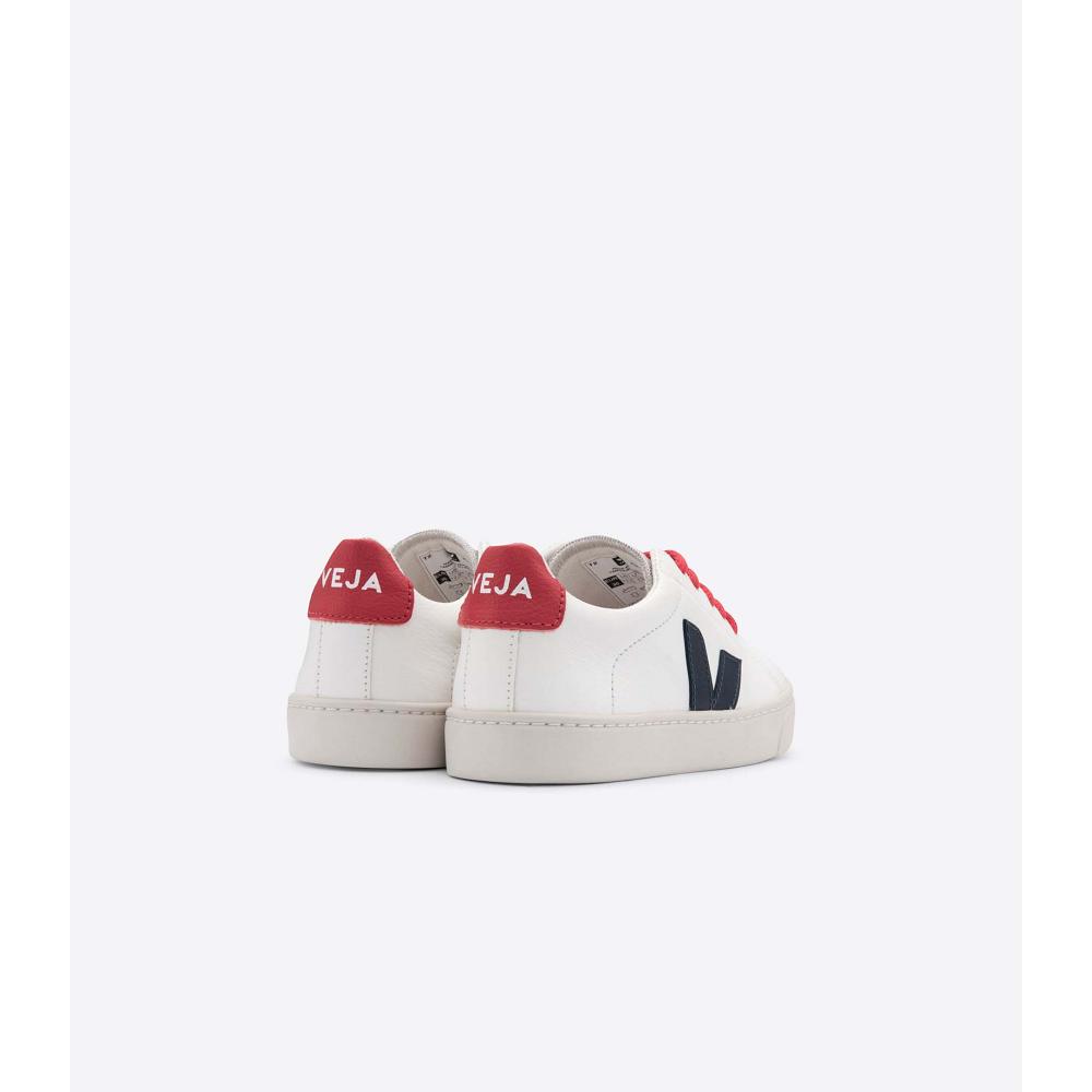 παπουτσια παιδικα Veja ESPLAR LACES CHROMEFREE White/Black/Red | GR 732OKI